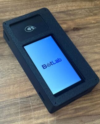 Stripe BBPOS WisePOS E payment terminal wall mount front loading box
